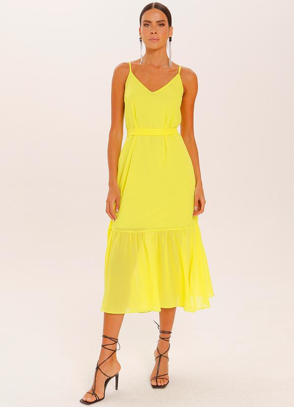 Outlet - Vestido Solto Glamis Amarelo