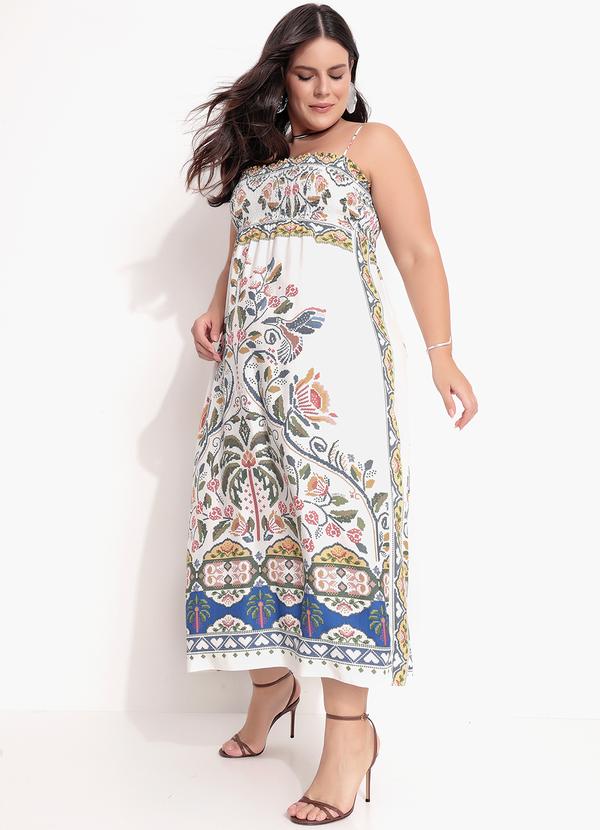 Farm - Vestido Sonho Guarana Off White 10