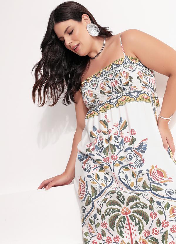 Farm - Vestido Sonho Guarana Off White 12