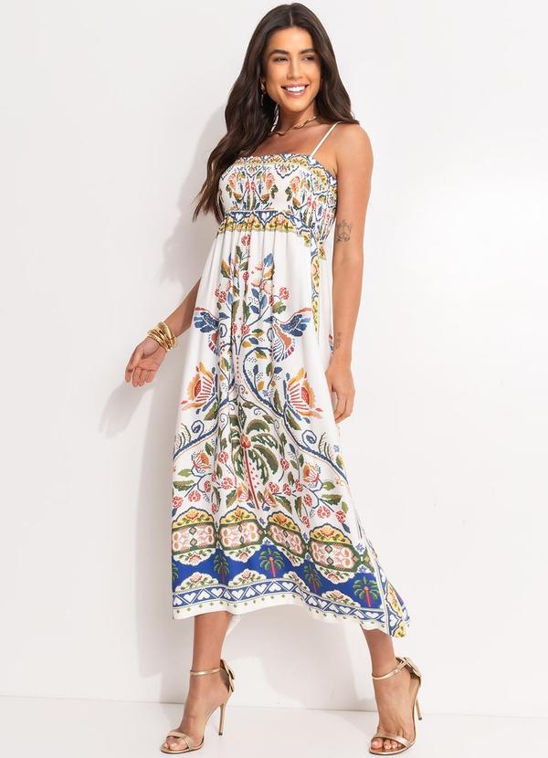 Farm - Vestido Sonho Guarana Off White 3