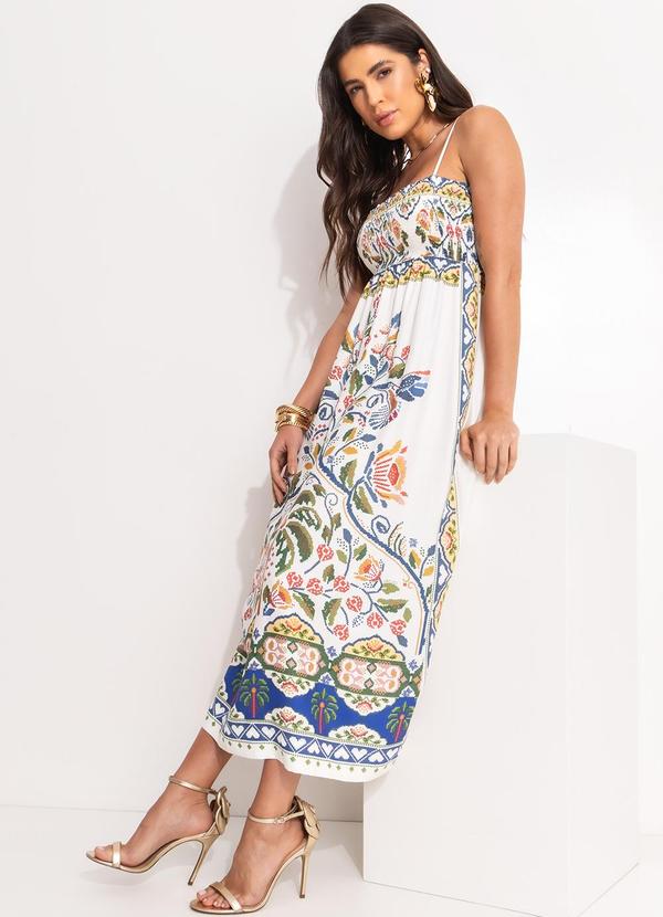 Farm - Vestido Sonho Guarana Off White 4