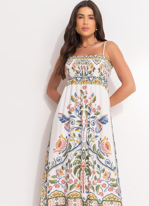 Farm - Vestido Sonho Guarana Off White 6