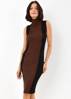 John John - Vestido Studio Marrom - JOHN JOHN