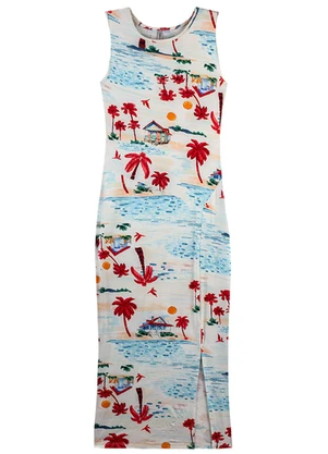 Outlet - Vestido Summer Breeze Adulto Feminino Branco - OUTLET