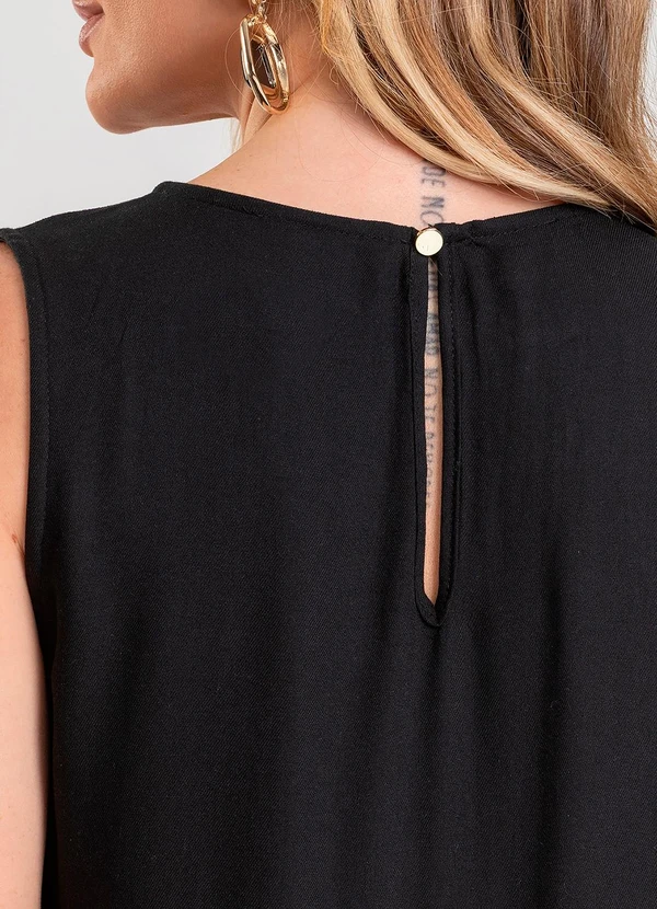 Dianna - Vestido Super Midi Bicolor Preto 4