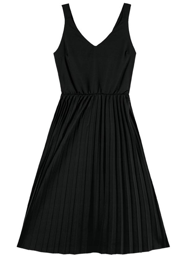 Rezzato - Vestido Sweet Colors Adulto Feminino Preto