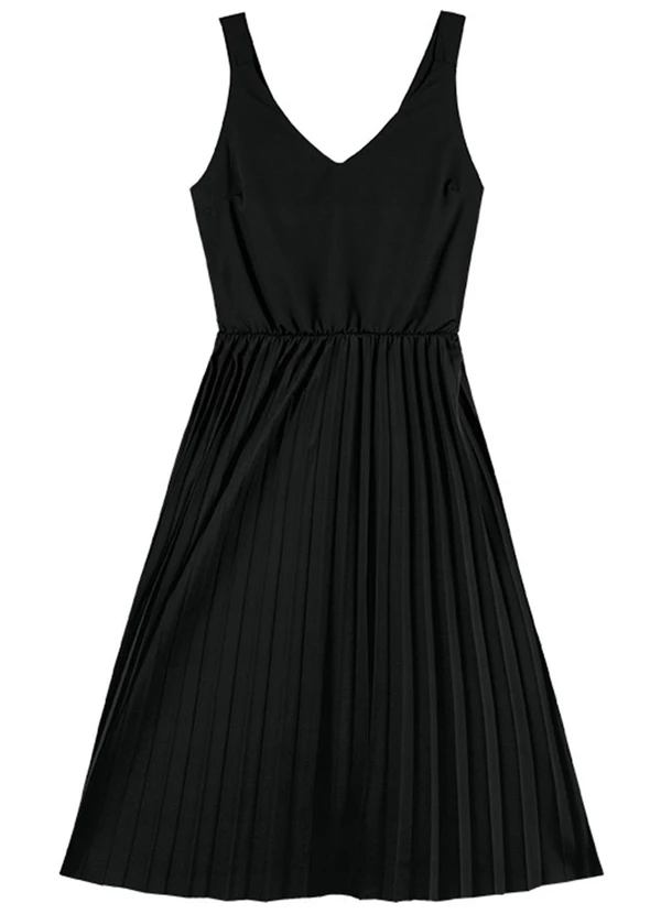 Outlet - Vestido Sweet Colors Adulto Feminino Preto