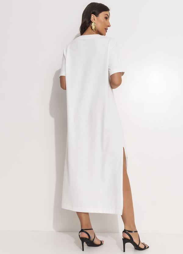 Farm - Vestido T-Shirt Cropped Farm Rio Off White 2