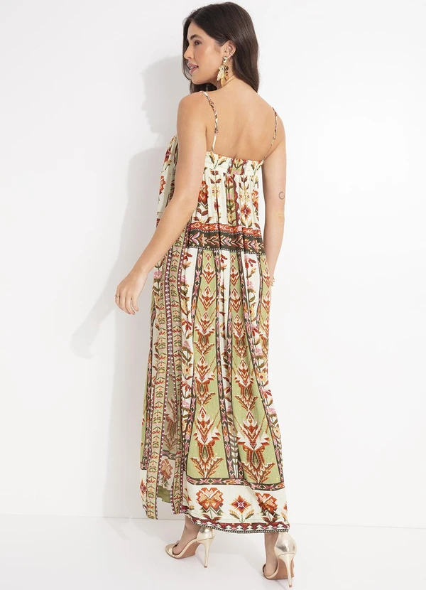 Farm - Vestido Tapete de Cor Verde 2