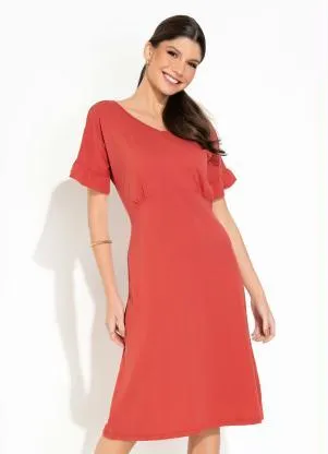 Rosalie - Vestido Terracota Princesa - ROSALIE