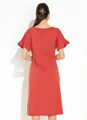 Rosalie - Vestido Terracota Princesa - ROSALIE
