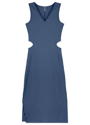 Outlet - Vestido Time To Shine Adulto Feminino Azul - OUTLET