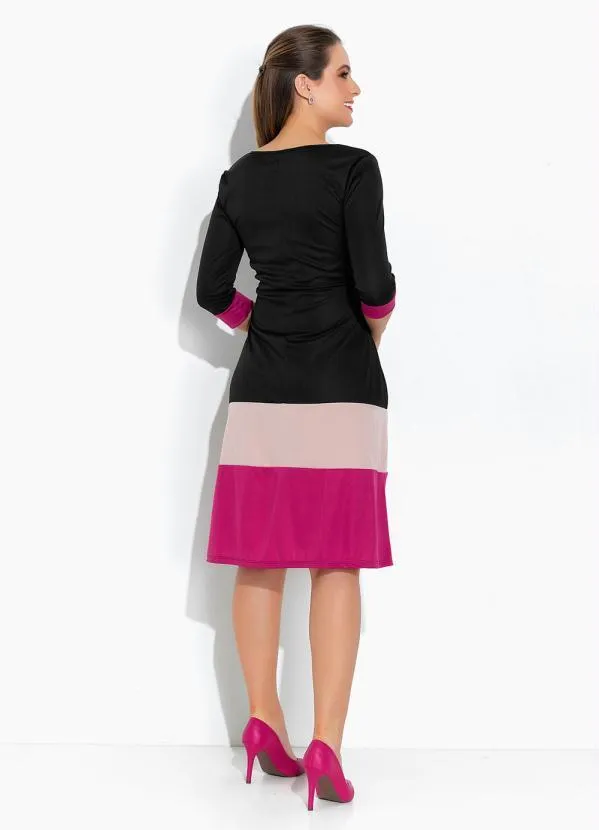 Rosalie - Vestido Tricolor com Recortes 5