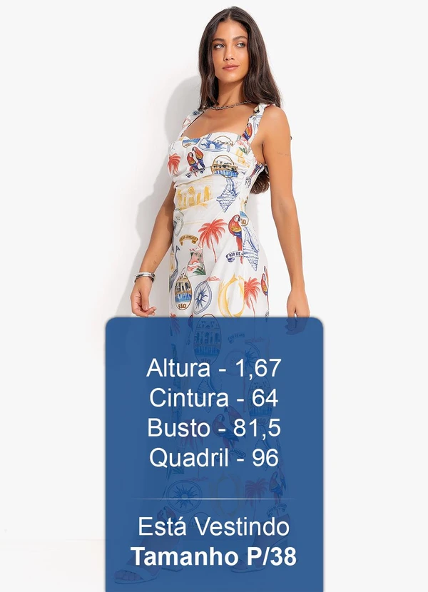 Farm - Vestido Tropical Vintage Off White 5