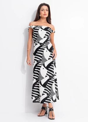 Farm - Vestido Tuca Legal Preto - FARM