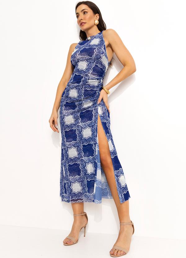 Farm - Vestido  Tule  Azul 3