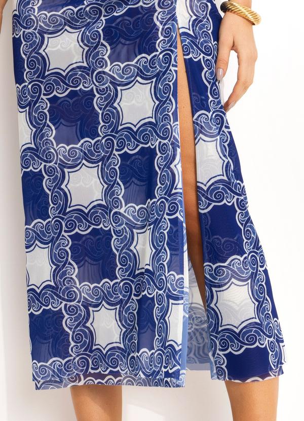 Farm - Vestido  Tule  Azul 8