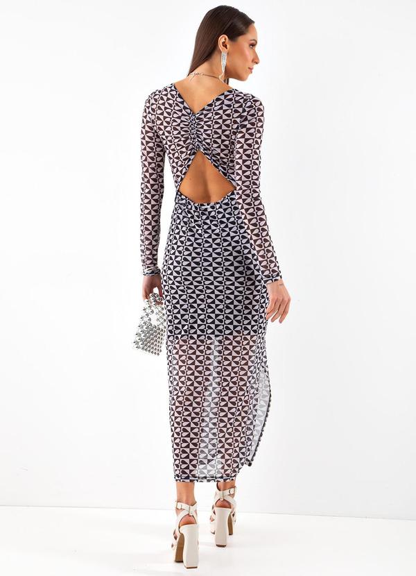 Colcci - Vestido Tule Preto 5