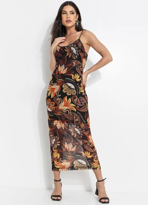 Colcci - Vestido Tule Preto - COLCCI