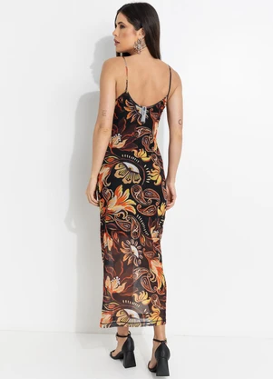 Colcci - Vestido Tule Preto - COLCCI