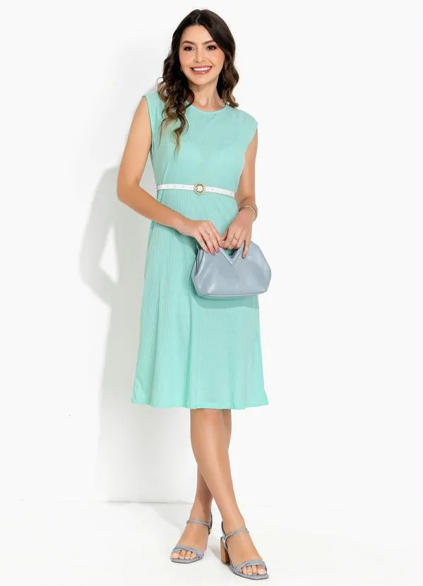 Rosalie - Vestido Verde Claro Regata 3