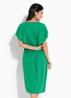 Rosalie - Vestido Verde com Babados - ROSALIE