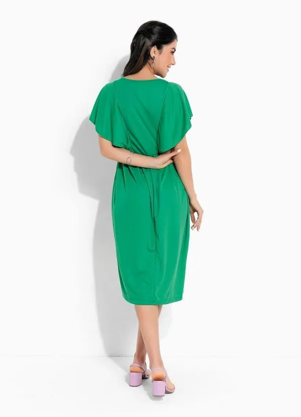 Rosalie - Vestido Verde com Babados 5