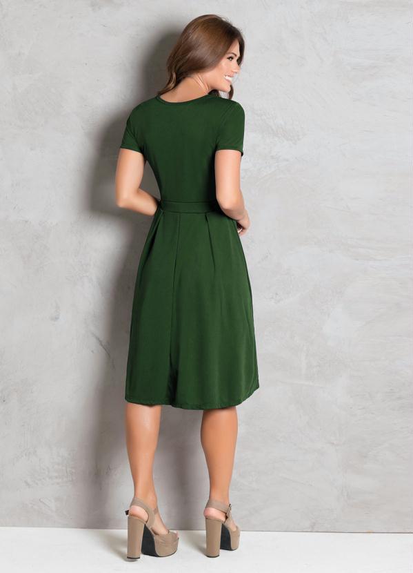 Rosalie - Vestido Verde com Pérolas 2