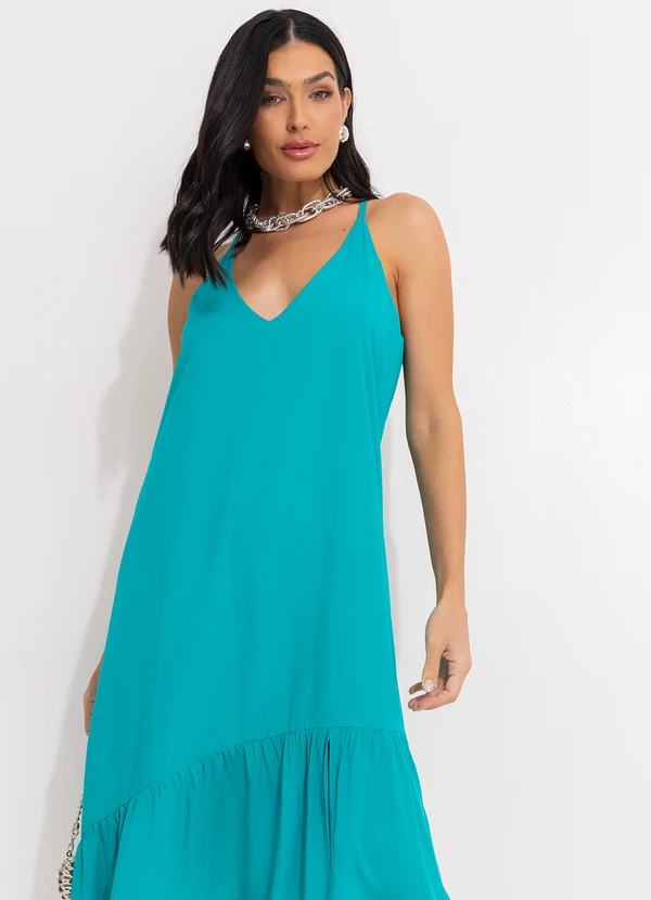 Quintess - Vestido Verde de Alcinha 4