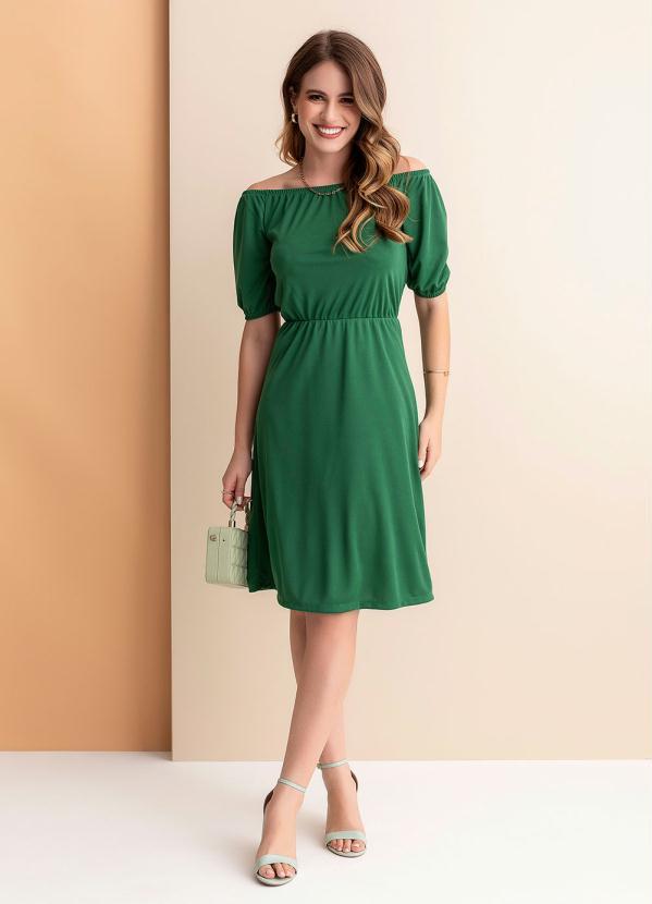 Rosalie - Vestido Verde em Malha 3
