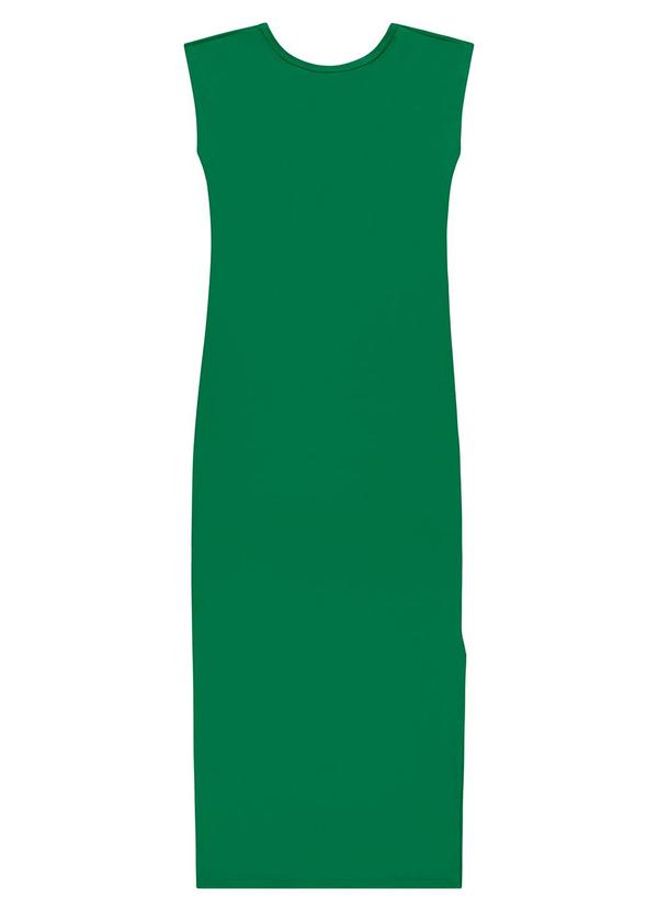 Enfim - Vestido Verde Mídi Justo 3