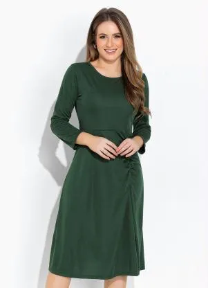 Moda Evangelica Vestido Verde Formal Moda Evangelica Vestido
