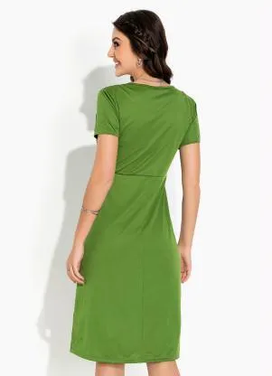 Rosalie - Vestido Verde Transpassado - ROSALIE