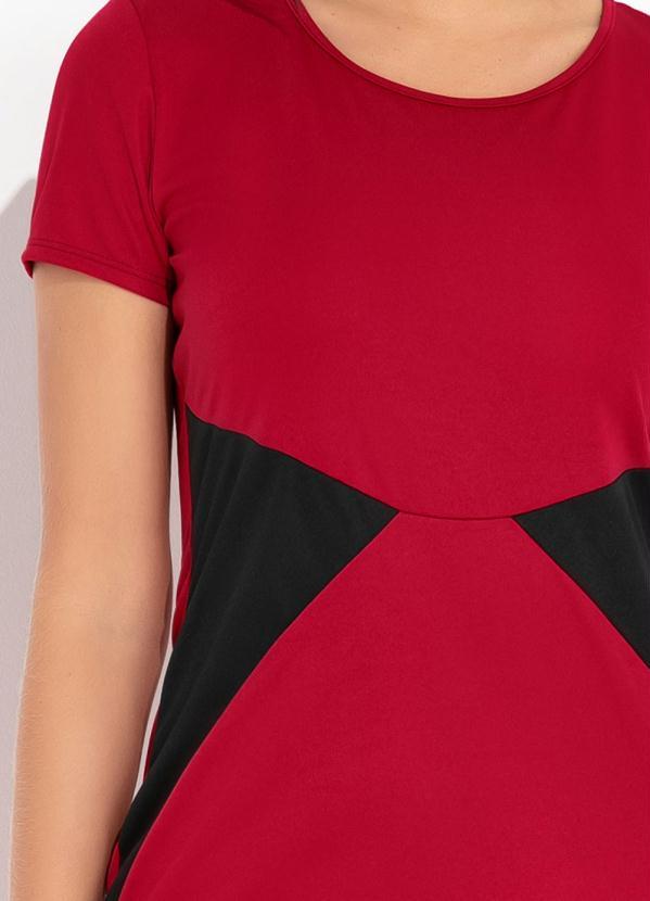 Outlet - Vestido Vermelha Midi Moda Evangélica 3