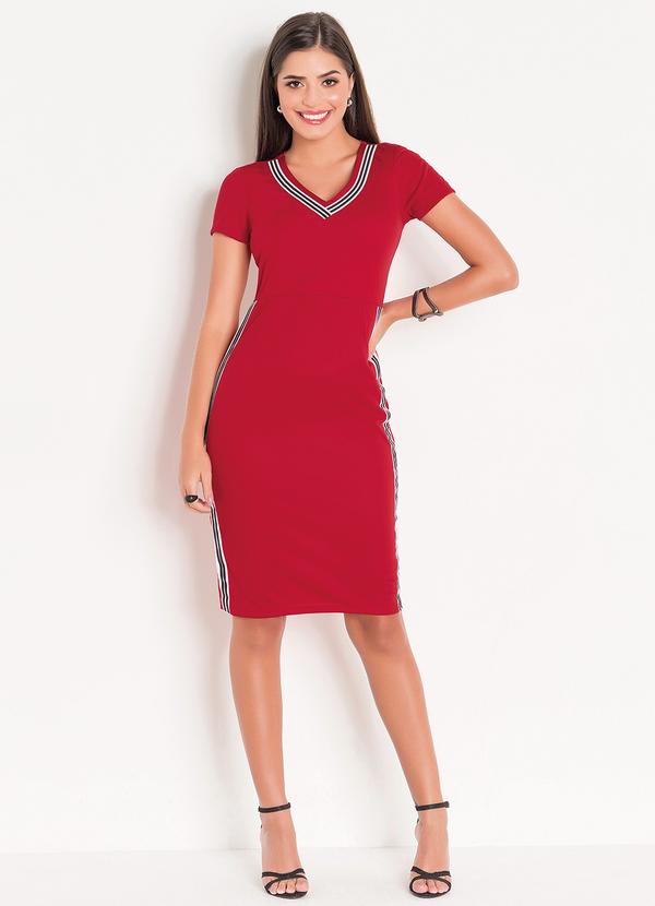 Rosalie - Vestido Vermelho com Tiras 2