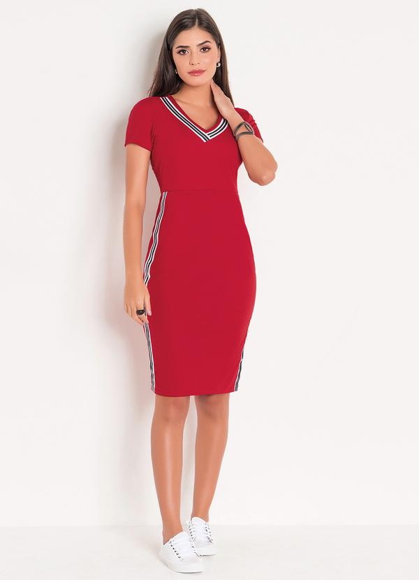 Rosalie - Vestido Vermelho com Tiras 3