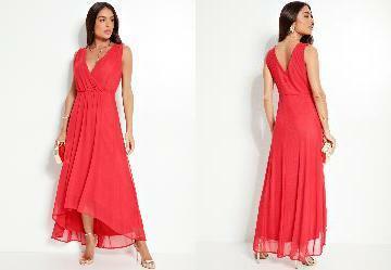 Vestido Vermelho em Tule