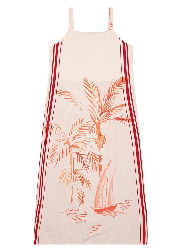 Malwee - Vestido Vermelho Midi Evasê Dupla Face 3