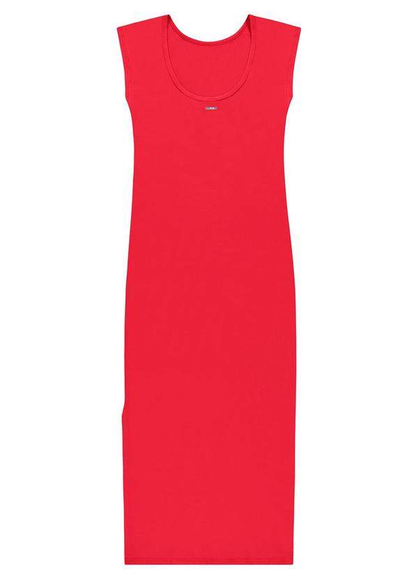 Enfim - Vestido Vermelho Mídi Justo 2