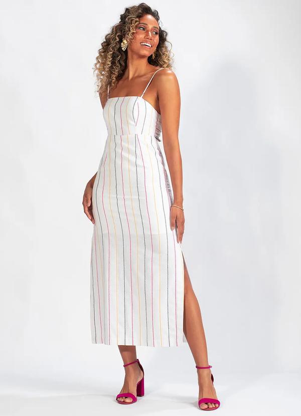 Oh Boy - Vestido Viscose Branco 1