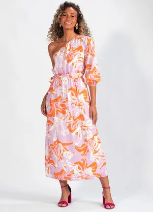 Oh Boy - Vestido Viscose Estampado - OH BOY