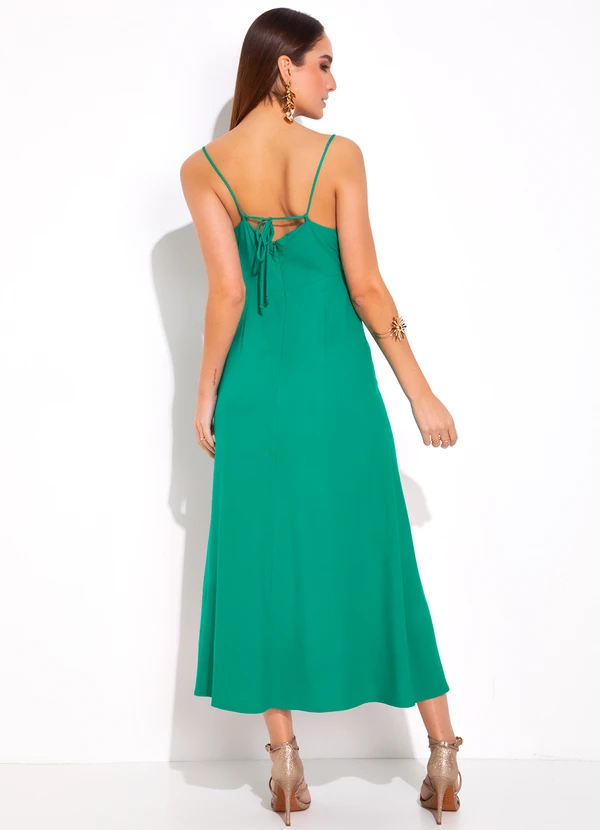 Oh Boy - Vestido Viscose Verde 2