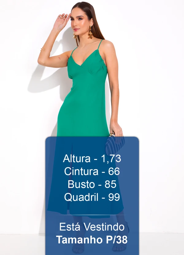 Oh Boy - Vestido Viscose Verde 5