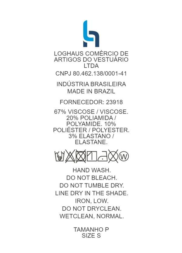 Queima Estoque - Vestido Listrado Social com Gola 8