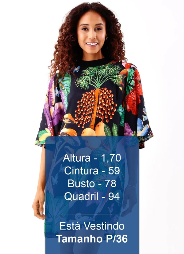 Farm - Vestido T-Shirt Dress Caminho Yawanawa 5