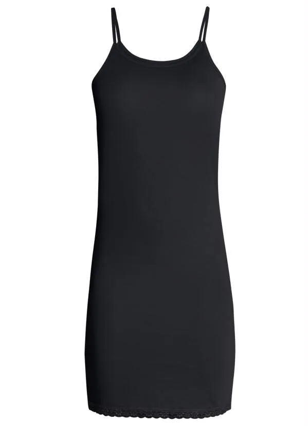 Rosalie - Vestido Anágua Preta com Renda 6