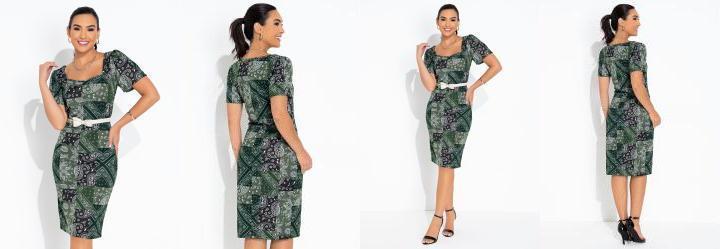 Vestido Cashmere Verde Tudinho