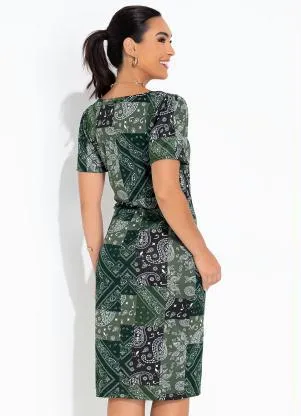 Rosalie - Vestido Cashmere Verde Tudinho - ROSALIE