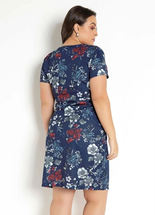 Rosalie - Vestido Decote Redondo Flores 2