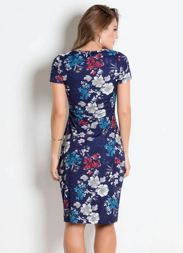 Rosalie - Vestido Decote Redondo Flores 7